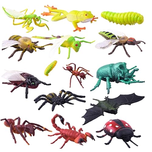 Toyvian 15 Stück simulierte Tiere künstlich gefälschtes Tiermodell lebensechte Simulations- Halloween-Requisiten -Modell Toyvian 15 Stück simulierte Tiere künstlich gefälschtes Tiermodell lebensechte Simulations- Halloween-Requisiten -Modell von Toyvian