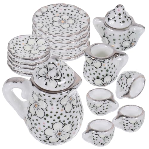 Toyvian 15 Teiliges Miniatur Teeservice Set Für Puppenhaus Kaffeetassen Untertassen Und Sahnekrug Perfekte Zubehörteile Für Miniatur Szenen Und Puppenfamilien Toyvian 15 Teiliges Miniatur Teeservice Set Für Puppenhaus Kaffeetassen Untertassen Und Sahnekrug Perfekte Zubehörteile Für Miniatur Szenen Und Puppenfamilien von Toyvian