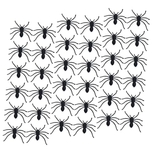 Toyvian 150 Stck. Teiliges Mini Kunststoffspinnen Realistische Schwarze Simulation Lebensechte Halloween Dekoration DIY Bastelzubehör Vielseitige Fake Spiders für Party und Streichspaß Toyvian 150 Stck. Teiliges Mini Kunststoffspinnen Realistische Schwarze Simulation Lebensechte Halloween Dekoration DIY Bastelzubehör Vielseitige Fake Spiders für Party und Streichspaß von Toyvian