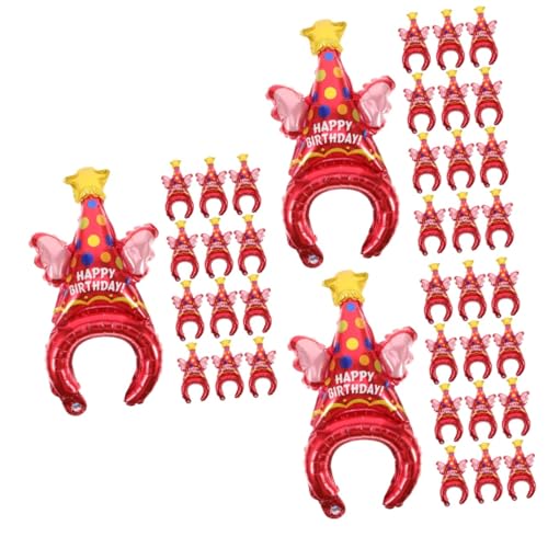 Toyvian 150 Party-Ballonhut Kindergeburtstagsmütze dekorativer partyhüte kinder kindergeburtstag deko Hasenballon Gefälligkeiten für Geburtstagsfeiern Party-Kopfbedeckung von Toyvian