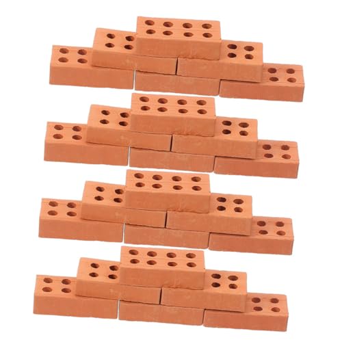 Toyvian 150 Stück Mini-Bausteinmodell modellbausatz Puppenhaus Zubehör Bausteine zum Stapeln und Bauen Kinderbausteine Puppenhaus-Miniziegelfliesen Mini-Steine, kleine Steine Ton Brown Toyvian 150 Stück Mini-Bausteinmodell modellbausatz Puppenhaus Zubehör Bausteine zum Stapeln und Bauen Kinderbausteine Puppenhaus-Miniziegelfliesen Mini-Steine, kleine Steine Ton Brown von Toyvian