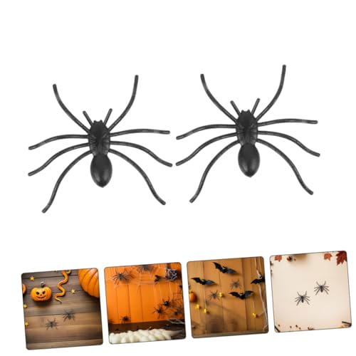 Toyvian 150 Stück Teiliges Halloween Spinnen Realistische Lange Beine Gruselige Deko für Langlebige Wiederverwendbare Scherzartikel für Partys und Halloween Events von Toyvian