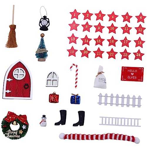 Toyvian 15pcs Mini Weihnachten Dekorationen Tür Requisiten Weihnachten Miniatur Ornamente Kit Toyvian 15pcs Mini Weihnachten Dekorationen Tür Requisiten Weihnachten Miniatur Ornamente Kit von Toyvian