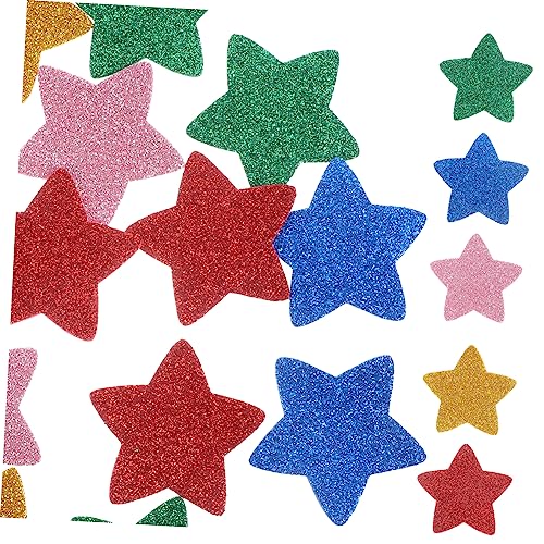 Toyvian Schaumstoff-Stern-Aufkleber – 15 Stück Glänzende Selbstklebende Aufkleber Für Dekoration Und Basteln Toyvian Schaumstoff-Stern-Aufkleber – 15 Stück Glänzende Selbstklebende Aufkleber Für Dekoration Und Basteln von Toyvian