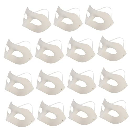 Toyvian 15St Zellstoffmaske selber machen Maskerade bemalbare Papiermasken Katzenmaske aus Pappe Papiermasken selber machen diy face mask halloween masken weiße maske halloween Partymaske Toyvian 15St Zellstoffmaske selber machen Maskerade bemalbare Papiermasken Katzenmaske aus Pappe Papiermasken selber machen diy face mask halloween masken weiße maske halloween Partymaske von Toyvian