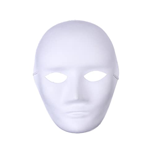 Toyvian 15Stücke DIY Weißes Halloween Kostüm Maske für Erwachsene Gruselige Party Maske für Cosplay und Maskerade Feiern für Halloween und Besondere Anlässe von Toyvian