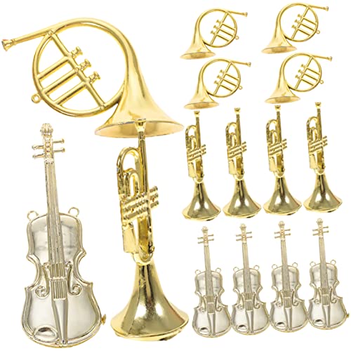 Toyvian 15st Musikinstrumentenmodell Miniatur-geigenmodell Weihnachten Haken Für Weihnachtsbaum Ornamente Weihnachtsgirlande Mini-musikinstrumente Musical Anhänger Golden Plüsch Plastik Toyvian 15st Musikinstrumentenmodell Miniatur-geigenmodell Weihnachten Haken Für Weihnachtsbaum Ornamente Weihnachtsgirlande Mini-musikinstrumente Musical Anhänger Golden Plüsch Plastik von Toyvian