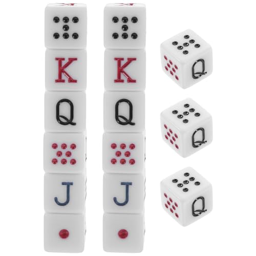 Toyvian 15st Poker-würfelspiel Pokerwürfel Pokerspiele Würfelbecher Lustige Spielchips Spielwürfel Spiele Für Geburtstagsfeiern Verschleißfeste Pokerchips Tragbare Würfel Jetons Acryl Toyvian 15st Poker-würfelspiel Pokerwürfel Pokerspiele Würfelbecher Lustige Spielchips Spielwürfel Spiele Für Geburtstagsfeiern Verschleißfeste Pokerchips Tragbare Würfel Jetons Acryl von Toyvian