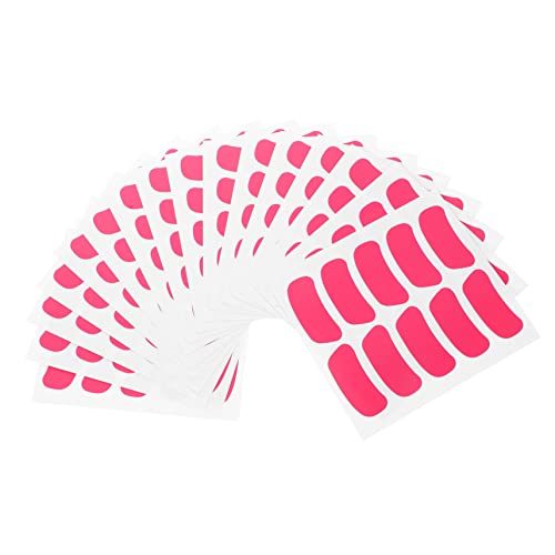 Toyvian 16 Blatt Augenaufkleber Augenstreifen-Aufkleber Sport Unter Augenstreifen Sport-augenstreifen Atmungsaktive Augenstreifen Fußballaufkleber Für Den Sport PVC Selbstklebend Rosa von Toyvian