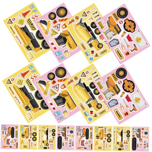 Toyvian 16 Blatt DIY Puzzles Aufkleber LKW Themen Sticker für Kreative Bastelarbeiten Dekorative Planer und Scrapbooking Party Toyvian 16 Blatt DIY Puzzles Aufkleber LKW Themen Sticker für Kreative Bastelarbeiten Dekorative Planer und Scrapbooking Party von Toyvian