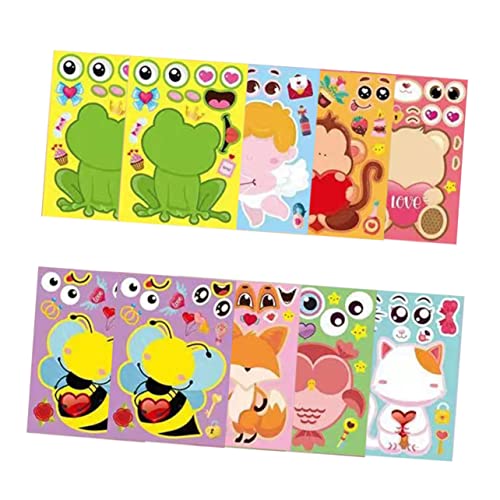 Toyvian 16 Blatt Valentinstag Aufkleber Valentinstag Für Valentinstag Valentinstag Schule Klassenzimmer Gastgeschenk Aufkleber Kupferplatten Aufkleber von Toyvian