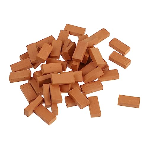 Toyvian 16 Maßstab Rote Backsteine Für DIY Mikro Landschaftsdekoration Miniatur Ziegelwand Bausteine Toyvian 16 Maßstab Rote Backsteine Für DIY Mikro Landschaftsdekoration Miniatur Ziegelwand Bausteine von Toyvian