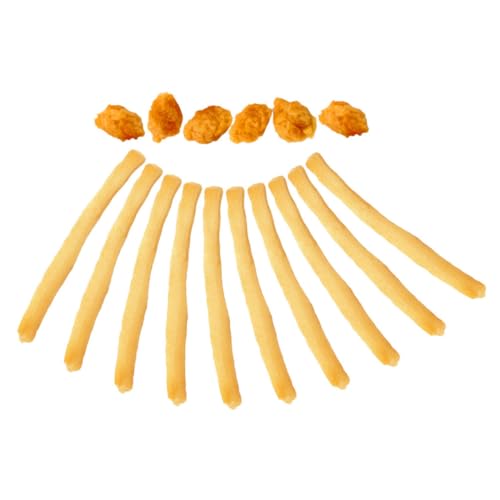 Toyvian 16-teiliges Lebensechtes Set Mit Gefälschten Pommes Frites Spielzeug-Lebensmittel Für Kleinkinder Und Rollenspielküche Für Jungen Und Mädchen Toyvian 16-teiliges Lebensechtes Set Mit Gefälschten Pommes Frites Spielzeug-Lebensmittel Für Kleinkinder Und Rollenspielküche Für Jungen Und Mädchen von Toyvian