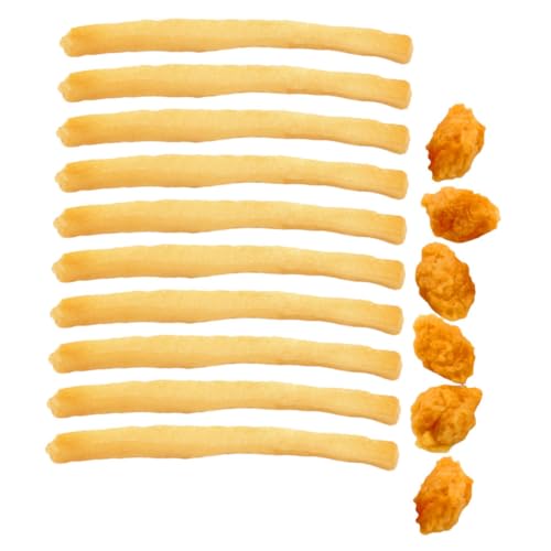 Toyvian 16 Stück Pommes-Modell Spielspielzeug vorgeben Lebensmittelsimulation Pommes Frites Fast Food Realistische Lebensmittel Künstliches Essen Spielzeugnahrung PVC Khaki Toyvian 16 Stück Pommes-Modell Spielspielzeug vorgeben Lebensmittelsimulation Pommes Frites Fast Food Realistische Lebensmittel Künstliches Essen Spielzeugnahrung PVC Khaki von Toyvian