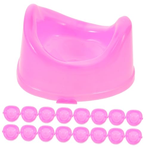 Toyvian 16 Stück Puppentoiletten Dekoration Töpfchen Feenhaus Möbel Miniatur Toilettenmodell Mini Babypuppenspielzeug Mini Möbel Puppenhaus Mini Basteldekor Rosa Toyvian 16 Stück Puppentoiletten Dekoration Töpfchen Feenhaus Möbel Miniatur Toilettenmodell Mini Babypuppenspielzeug Mini Möbel Puppenhaus Mini Basteldekor Rosa von Toyvian