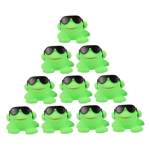 Toyvian 16 Stück Sonnenbrillenfrosch Badewanne Schwimmende Spielzeuge Badewanne Badewanne Wasserspielzeug Frosch Badespielzeug Schwimmspielzeug Plastik Green Toyvian 16 Stück Sonnenbrillenfrosch Badewanne Schwimmende Spielzeuge Badewanne Badewanne Wasserspielzeug Frosch Badespielzeug Schwimmspielzeug Plastik Green von Toyvian