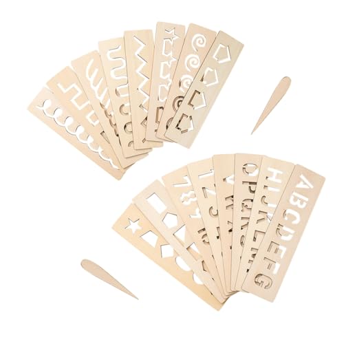 Toyvian 16 Stück Übungsbrett Aus Holz Zeichenschablonen Für Vorschulisches Lernen Besetztes Brett Für Kleinkinder Zeichenbrett Für Kleinkinder Puzzle Für Khaki Toyvian 16 Stück Übungsbrett Aus Holz Zeichenschablonen Für Vorschulisches Lernen Besetztes Brett Für Kleinkinder Zeichenbrett Für Kleinkinder Puzzle Für Khaki von Toyvian