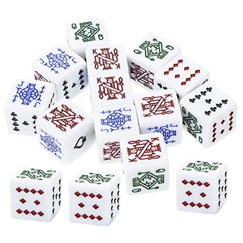 Toyvian 16stücke Teiliges Poker-würfel Acryl Tragbare Spielwürfel Für Partys Lustige Spielzubehör Für Geburtstagsspiele Zuverlässig Und Leicht Für Unterhaltungsanlässe Für Toyvian 16stücke Teiliges Poker-würfel Acryl Tragbare Spielwürfel Für Partys Lustige Spielzubehör Für Geburtstagsspiele Zuverlässig Und Leicht Für Unterhaltungsanlässe Für von Toyvian
