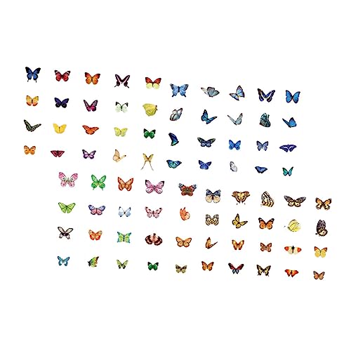 Toyvian 160 STK DIY-Hintergrundaufkleber Scrapbooking Sticker Scrapbook Stickers bastel Material ausgefallene Weihnachten Sammelalbum liefert DIY -Aufkleber das Haustier von Toyvian