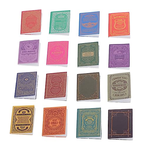Toyvian 16St Puppenhaus-Notizbuch für kinderspielzeug kindergeschenke Miniatures Children Toys Miniaturbücher Spielspielzeug vorgeben Puppenhausspielzeug Mini -Buch Papier Toyvian 16St Puppenhaus-Notizbuch für kinderspielzeug kindergeschenke Miniatures Children Toys Miniaturbücher Spielspielzeug vorgeben Puppenhausspielzeug Mini -Buch Papier von Toyvian