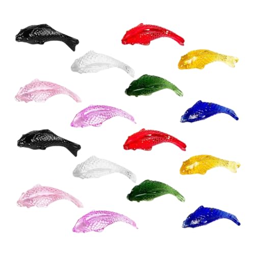 Toyvian Lebendige Farbe Mini Fisch 16pc Set Harz Miniatur Ornamente Für Home Office Teich Toyvian Lebendige Farbe Mini Fisch 16pc Set Harz Miniatur Ornamente Für Home Office Teich von Toyvian