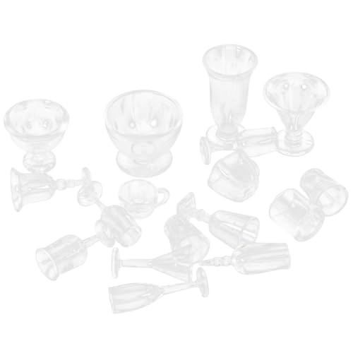 Toyvian 17st Mini-küchenutensilien Puppenhauslieferungen Mini-tassen Mini-geschirrdekoration Mini- -küchenzubehör Mini-hausküchengeschirr Mini-küchenrequisite Plastik Transparent Toyvian 17st Mini-küchenutensilien Puppenhauslieferungen Mini-tassen Mini-geschirrdekoration Mini- -küchenzubehör Mini-hausküchengeschirr Mini-küchenrequisite Plastik Transparent von Toyvian