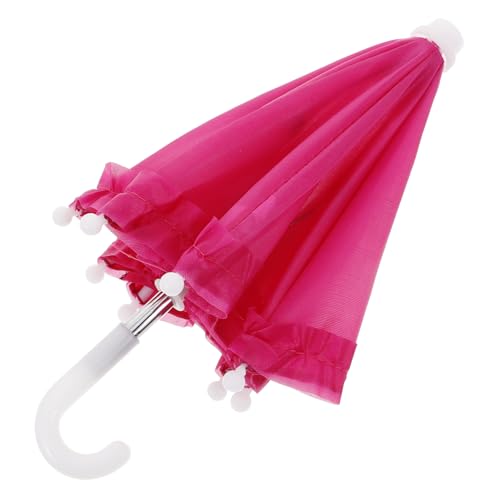 Toyvian 18 Puppenschirm Puppenkleidung klarer Blasenregenschirm Puppenträger Mini-Regenschirme Miniaturschirm kinderspielzeug Mini Regenschirm Puppenzubehör Regenschirm klein Metall Rosy Toyvian 18 Puppenschirm Puppenkleidung klarer Blasenregenschirm Puppenträger Mini-Regenschirme Miniaturschirm kinderspielzeug Mini Regenschirm Puppenzubehör Regenschirm klein Metall Rosy von Toyvian