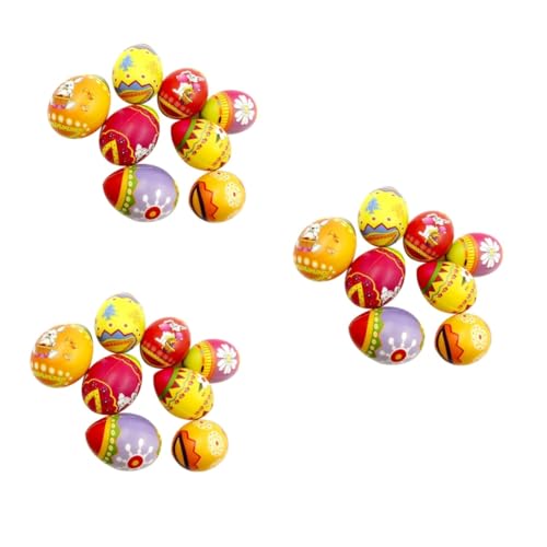 Toyvian Spielzeuge 18 STK Spielzeug Bälle Osterhasen-Eier Stressabbauer Farbball unruhig Kind Kinderspielzeug von Toyvian