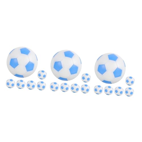 Toyvian 18 STK Mini-Fußball Zubehör für Tischspiele Bälle für Kickerspiele Bälle für Tischspiele Erwachsener Spielball Tischtennis Ersatz Tischfußball Plastik von Toyvian
