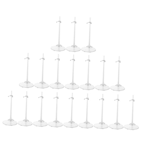 Toyvian 18 STK Puppenständer Stand-Display-Puppen Actionfigurenständer Bär Steht Figure Stand puppenzubehör Verkaufsständer für Puppen Puppe Steht zur Anzeige Plastik Transparent Toyvian 18 STK Puppenständer Stand-Display-Puppen Actionfigurenständer Bär Steht Figure Stand puppenzubehör Verkaufsständer für Puppen Puppe Steht zur Anzeige Plastik Transparent von Toyvian