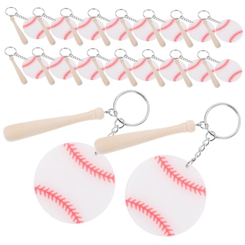 Toyvian 18 Stück Teiliges Baseball Schlüsselanhänger Sport Schlüsselringe für Frauen Geschenkidee für Baseball Fans Vielseitige Anhänger für Taschen und Schlüsselbunde Toyvian 18 Stück Teiliges Baseball Schlüsselanhänger Sport Schlüsselringe für Frauen Geschenkidee für Baseball Fans Vielseitige Anhänger für Taschen und Schlüsselbunde von Toyvian