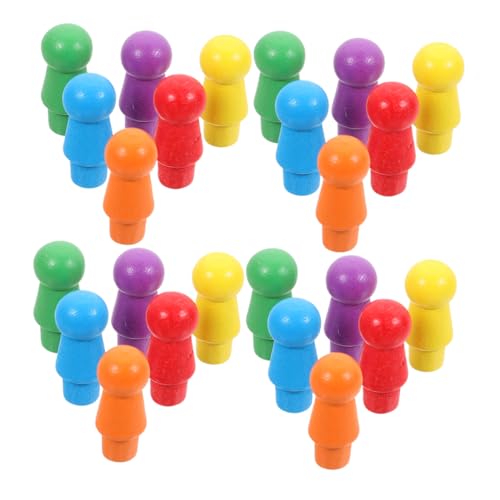 Toyvian 180 Stück Teiliges Holzspielsteine Bunte Spielfiguren für Chinesisches Damespiel Robuste Holzqualität Farbenfrohe Ersatzfiguren für Brettspiele Vielseitig für Strategiespiele und von Toyvian