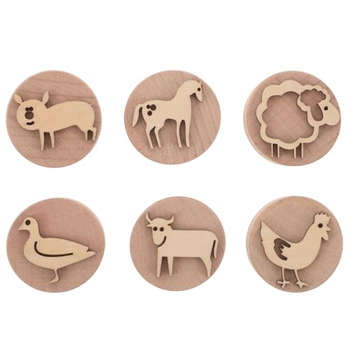 Toyvian 19-teiliges Tonstempel-Set: Niedliche Tiermotive aus Holz für Vorschulkinder – Perfekt für Kunstunterricht, Spielgruppen und Bastelzeit Toyvian 19-teiliges Tonstempel-Set: Niedliche Tiermotive aus Holz für Vorschulkinder – Perfekt für Kunstunterricht, Spielgruppen und Bastelzeit von Toyvian