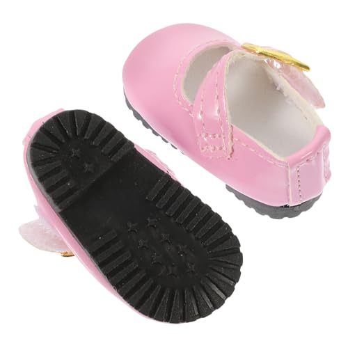Toyvian 1Paar Puppenschuhe für Mädchen Mini Bjd Leder Schuhe Rosa für Puppenoutfits und Kreative Verkleidungen Dekorative Schuhe für Puppen Toyvian 1Paar Puppenschuhe für Mädchen Mini Bjd Leder Schuhe Rosa für Puppenoutfits und Kreative Verkleidungen Dekorative Schuhe für Puppen von Toyvian
