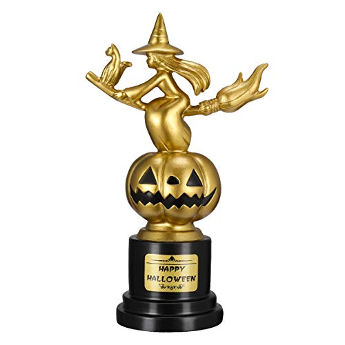 Toyvian 1Pc Beste Halloween Kostüm Trophäe, Harz Hexe Kürbis Goldene Trophäe Halloween Beste Kostüm Auszeichnung für Party Toyvian 1Pc Beste Halloween Kostüm Trophäe, Harz Hexe Kürbis Goldene Trophäe Halloween Beste Kostüm Auszeichnung für Party von Toyvian