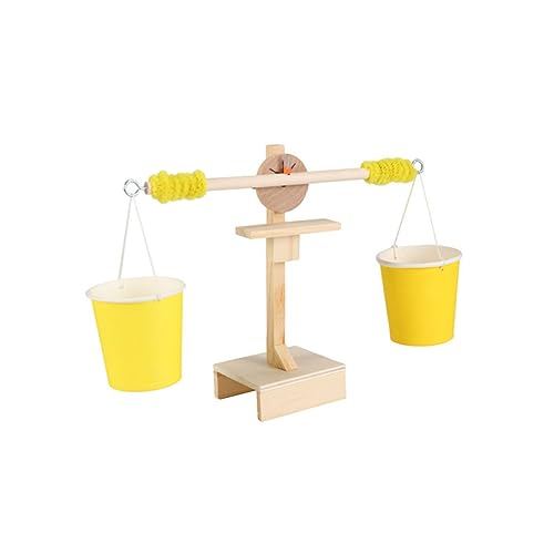 Toyvian 1Pc Waagschale Holz Pädagogisches Waage Bambus von Toyvian