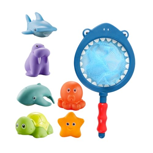 Toyvian 1Satz Badewanne Badespielzeug für Teiliges Wasserspielzeug mit Fischernetz und Tierfiguren Fördert Motorische Fähigkeiten Junge Mädchen Beim Toyvian 1Satz Badewanne Badespielzeug für Teiliges Wasserspielzeug mit Fischernetz und Tierfiguren Fördert Motorische Fähigkeiten Junge Mädchen Beim von Toyvian
