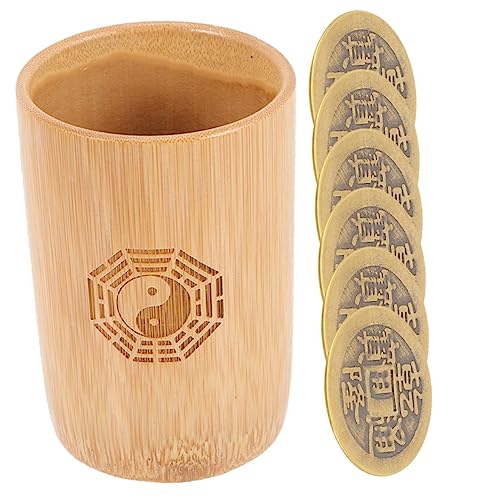 Toyvian 1satz Chinesischen Wahrsage-münzen Und Bambus-Eimer Für Präzise Divination Für Familienfeiern Feng Shui Und Spirituelle Anlässe Toyvian 1satz Chinesischen Wahrsage-münzen Und Bambus-Eimer Für Präzise Divination Für Familienfeiern Feng Shui Und Spirituelle Anlässe von Toyvian
