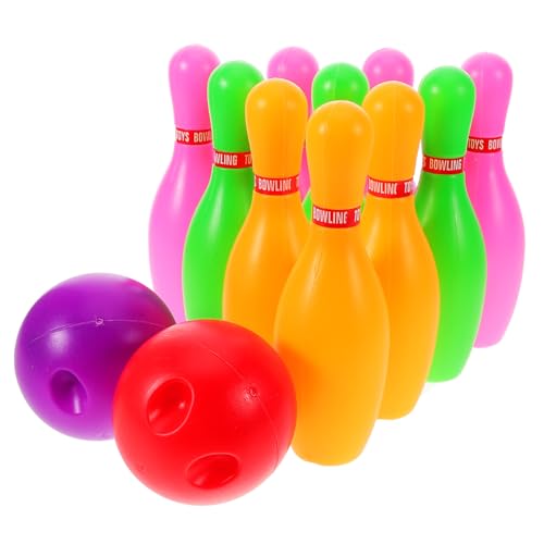 Toyvian 1Satz Bowling Set Interaktives für Drinnen Draußen Farbenfrohes Kegelspiel für Kleinkinder Fördert und Bewegung für Partys und Kindergärten Toyvian 1Satz Bowling Set Interaktives für Drinnen Draußen Farbenfrohes Kegelspiel für Kleinkinder Fördert und Bewegung für Partys und Kindergärten von Toyvian