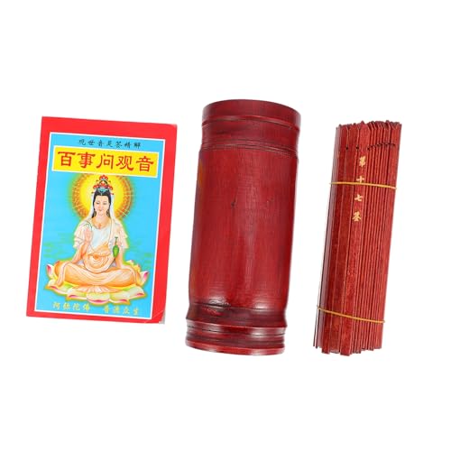Toyvian 1 Set Chinesischer Stilstöcke Für Die Wahrsagung Home Wahrsagungsspiel Stöcke Wahrsagerige Stöcke Traditionelle Innenvermögen Erzählen Spielzeug Oracle Fortune Erzählen Von Cup von Toyvian
