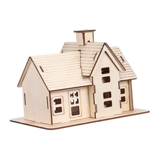 Toyvian 1Satz DIY Holzpuzzle Bausatz Montagehaus Modell für Kreatives Puzzle zur Praktischer Fähigkeiten für Geburtstage und Partys Langlebig Toyvian 1Satz DIY Holzpuzzle Bausatz Montagehaus Modell für Kreatives Puzzle zur Praktischer Fähigkeiten für Geburtstage und Partys Langlebig von Toyvian