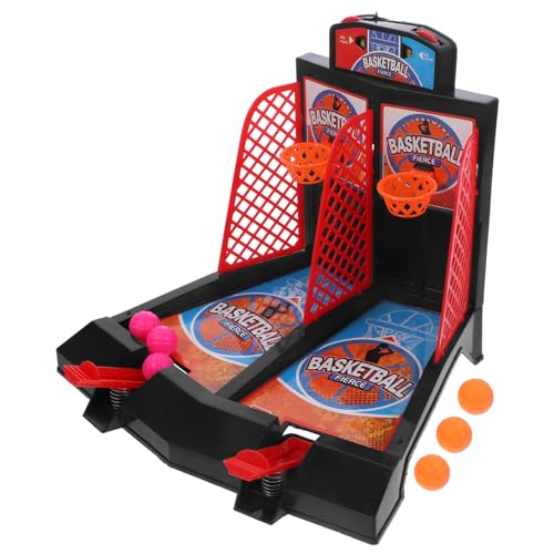 Toyvian 1Satz Doppeltes Basketballspielzeug für Interaktives Finger Basketballspiel für Spieler Robustes Tischspielzeug für Geschicklichkeitstraining von Toyvian