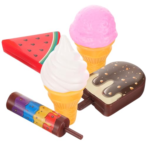 Toyvian 1satz Pretend Play Food Imitation Ice Für Junge Mädchen Lernspielzeug Für Rollenspiele Farbenfrohes Und Realistisches Dessertspielzeug Für Kreative Nachmittage von Toyvian