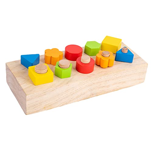 Toyvian 1satz Einstellbares Holzspielzeug Für Kleinkinder Fördert Farb Und Formenerkennung Sicheres Und Langlebiges Design Für Jungen Und Mädchen Für Frühe Bildungsspiele Toyvian 1satz Einstellbares Holzspielzeug Für Kleinkinder Fördert Farb Und Formenerkennung Sicheres Und Langlebiges Design Für Jungen Und Mädchen Für Frühe Bildungsspiele von Toyvian
