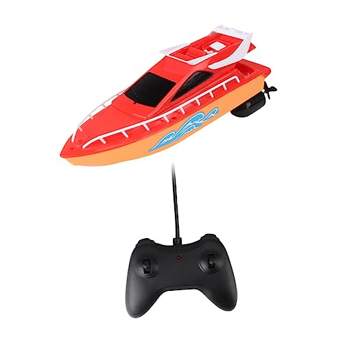 Toyvian 1satz Fernbedienbares Speedboot Spielzeug Für Hochgeschwindigkeit Robuste Materialien Für Pool Und See Rot Ohne Batterien von Toyvian