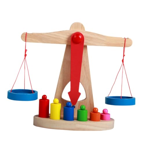 Toyvian Pädagogisches Holzspielzeug – Waagenspielzeug Für Kinder – Lehrmittel Für Die Frühe Bildung – Glatte Und Angenehme Textur Toyvian Pädagogisches Holzspielzeug – Waagenspielzeug Für Kinder – Lehrmittel Für Die Frühe Bildung – Glatte Und Angenehme Textur von Toyvian