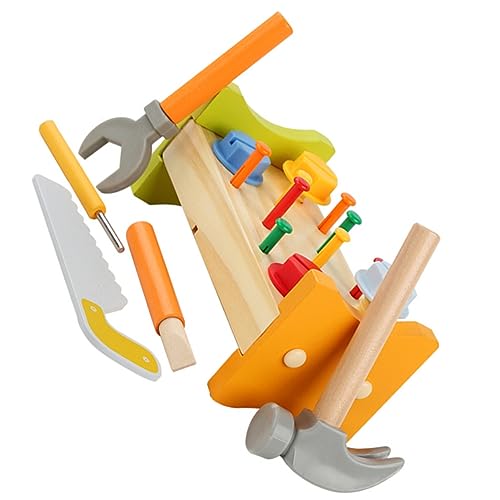 Toyvian 1Satz Holzspielzeug für Pädagogische Arbeitsbank mit Hammer Motorikspielzeug Hand Koordination Lernspielzeug für Kleinkinder Ab Toyvian 1Satz Holzspielzeug für Pädagogische Arbeitsbank mit Hammer Motorikspielzeug Hand Koordination Lernspielzeug für Kleinkinder Ab von Toyvian