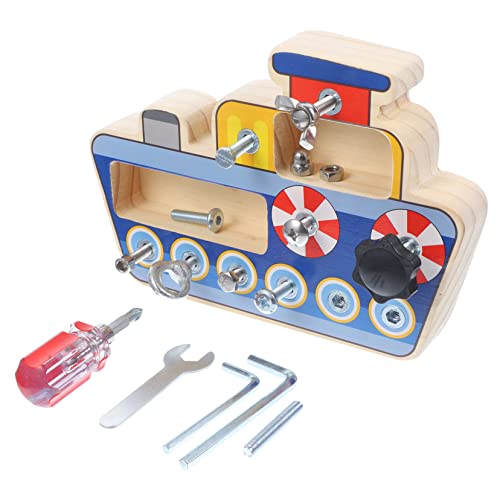Toyvian 1satz Schraubendreher Brett Sensorisches Spielzeug Für Mädchen Fördert Feinmotorik Und Problemlösungsfähigkeiten Für Alte Kleinkinder von Toyvian