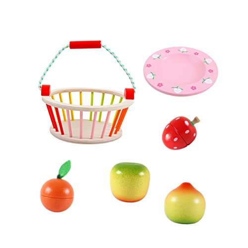Toyvian 1Satz Kinderspielzeug Früchte Schneide im Einkaufskorb Pädagogisches für Interaktives Erkennungs und Rollenspiel Sicheres Material Große Kapazität Toyvian 1Satz Kinderspielzeug Früchte Schneide im Einkaufskorb Pädagogisches für Interaktives Erkennungs und Rollenspiel Sicheres Material Große Kapazität von Toyvian