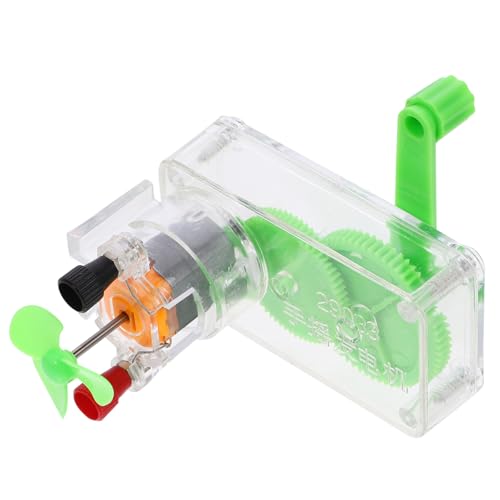 Toyvian 1Satz Manueller Handkurbelgenerator DIY für Experimentierkasten zur Energieumwandlung Physik Lernspielzeug ohne Batterien für Schule und Zuhause Fördert Kreativität Toyvian 1Satz Manueller Handkurbelgenerator DIY für Experimentierkasten zur Energieumwandlung Physik Lernspielzeug ohne Batterien für Schule und Zuhause Fördert Kreativität von Toyvian